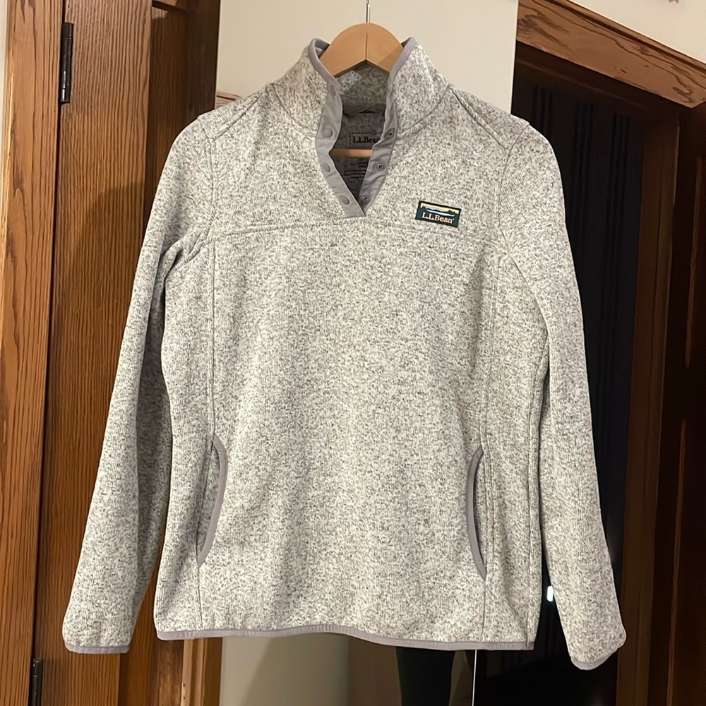 LL Bean kangaroo pocket fleece sweatshirt